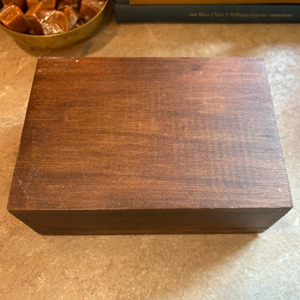 ANTON PIECK 3D Decoupage Trinket/Jewelry Box — Decorative Box Vintage